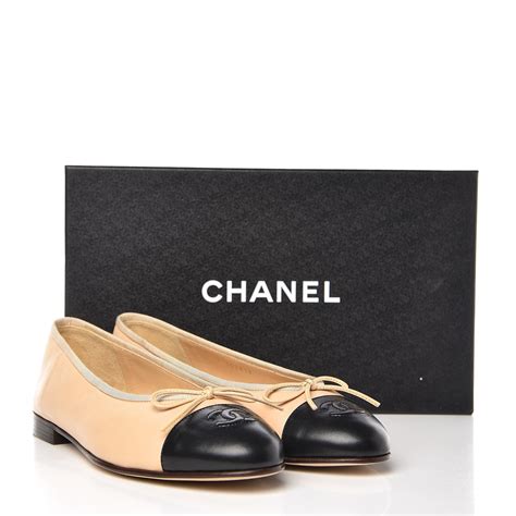 chanel cap toe flats.